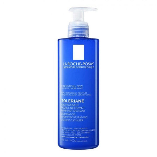 DETERGENTE VISO TOLERIANE GEL SCHIUMOGENO 400 ML