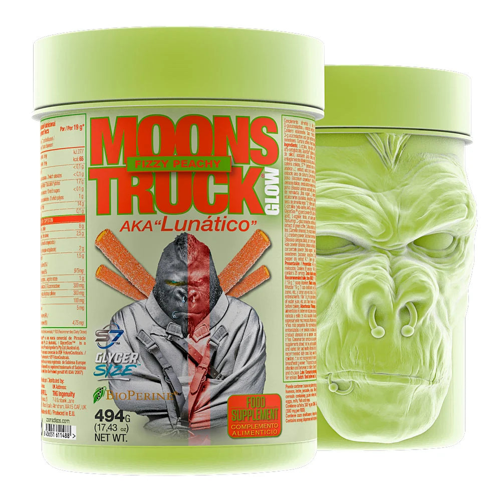 Pre-workout Moonstruck® Glow  gusto FIZZY PEACH ( 494 grammi)