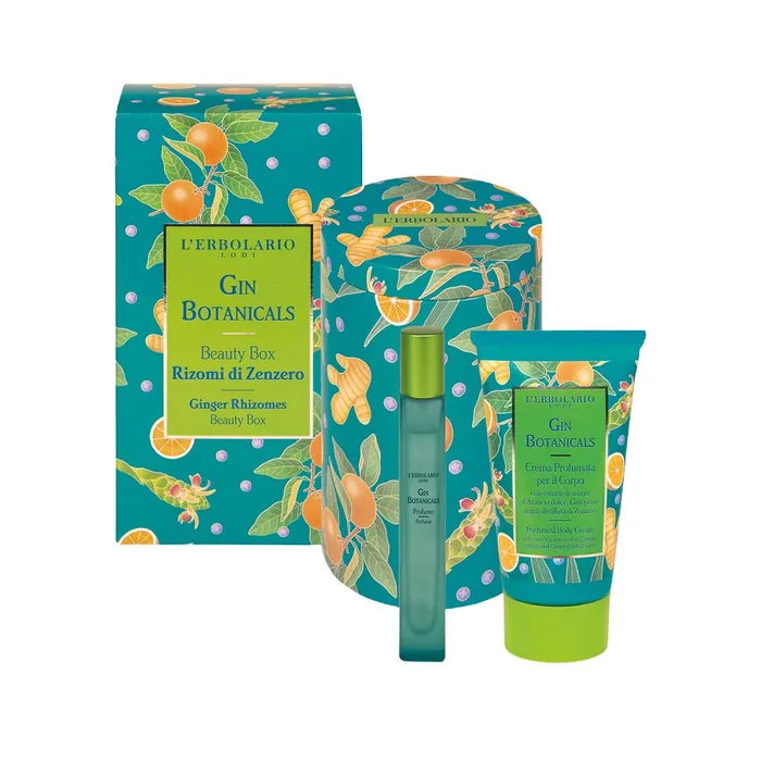 L'Erbolario Cofanetto Gin Botanicals Rizomi di Zenzero Profumo + Crema Corpo