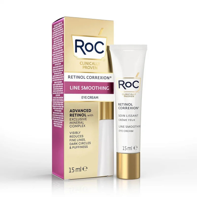 Roc Retinol Correxion Line Smoothing Crema Contorno Occhi - Contorno occhi antiage - 15 ml