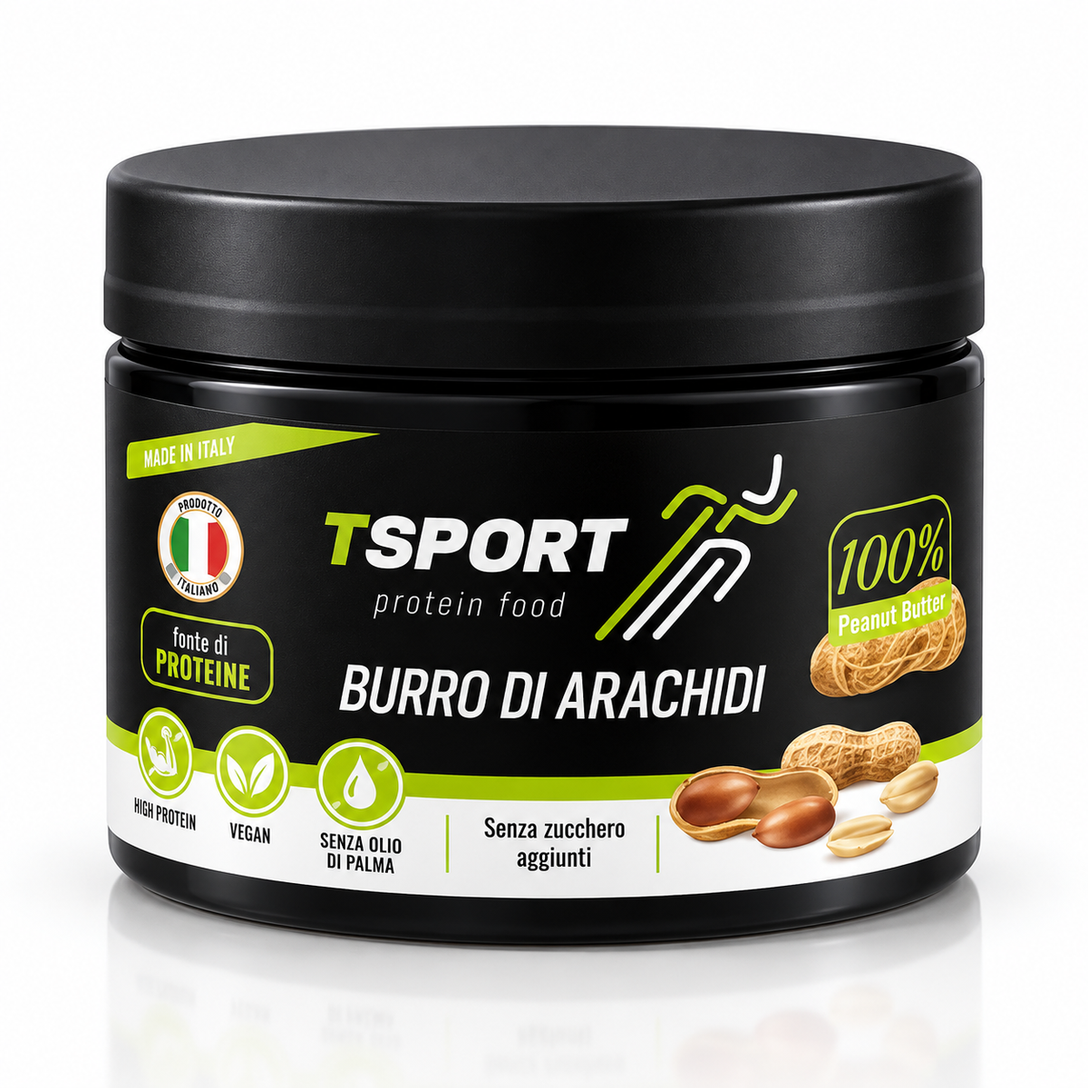 TSPORT BURRO DI ARACHIDI 550g (VARI GUSTI)