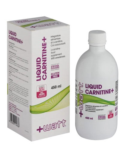 +Watt Liquid Carnitine+ Carnitina Liquida Da 450 Ml Gusto Tutti I Frutti