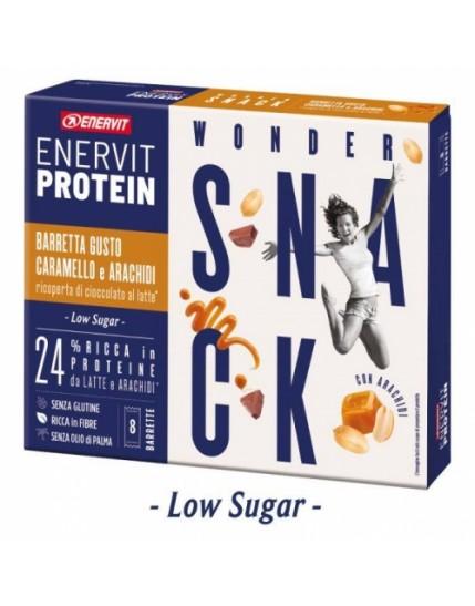 ENERVIT SpA Enervit Protein Snack Caramello Arachidi 8 Barrette