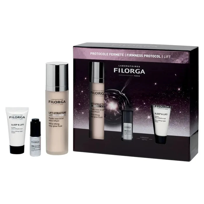 FILORGA XMAS COFFRET LIFT STRUCTURE 2025 1 LIFT STRUCTURE RADIANCE 50 ML + 1 NCEF REVITALIZE SERUM 5 ML + 1 SLEEP & LIFT 15 ML