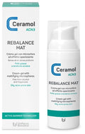 Ceramol Acne Rebalance Mat 50 ml - Fluido viso opacizzante per pelle grassa
