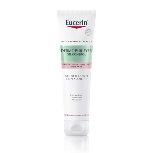 Eucerin Dermopurifyer Oil Control Gel Detergente Tripla Azione 150ml