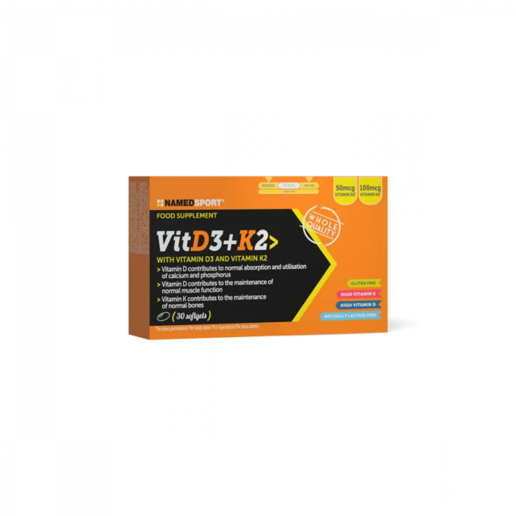 Vitamina D3 + K2 (30 Softgels)