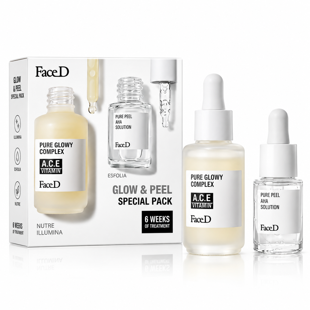 FACE D - Glow & Peel Special Pack