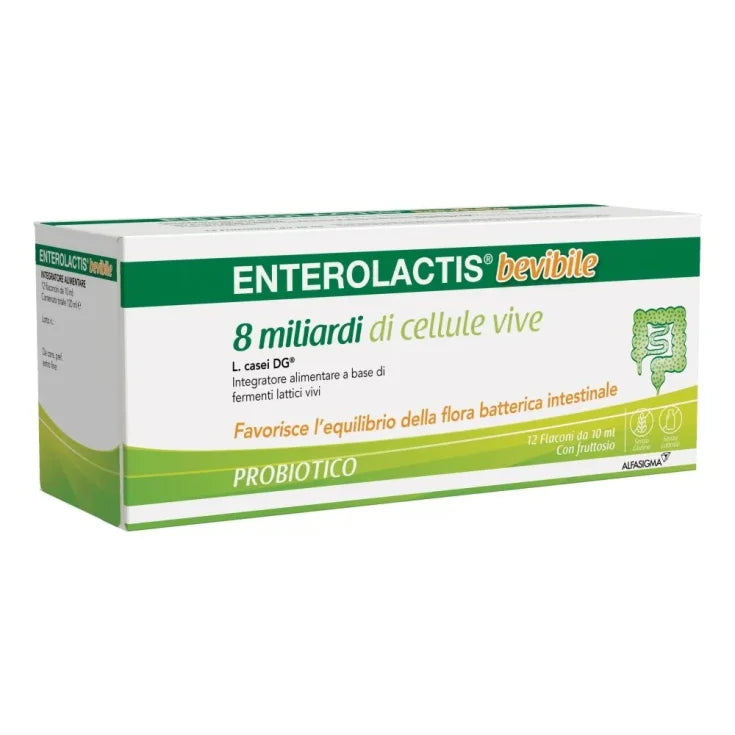 Enterolactis Bevibile 12 Flaconcini