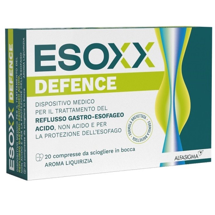 Esoxx Defence reflusso gastro-esofageo 20 Compresse Masticabili