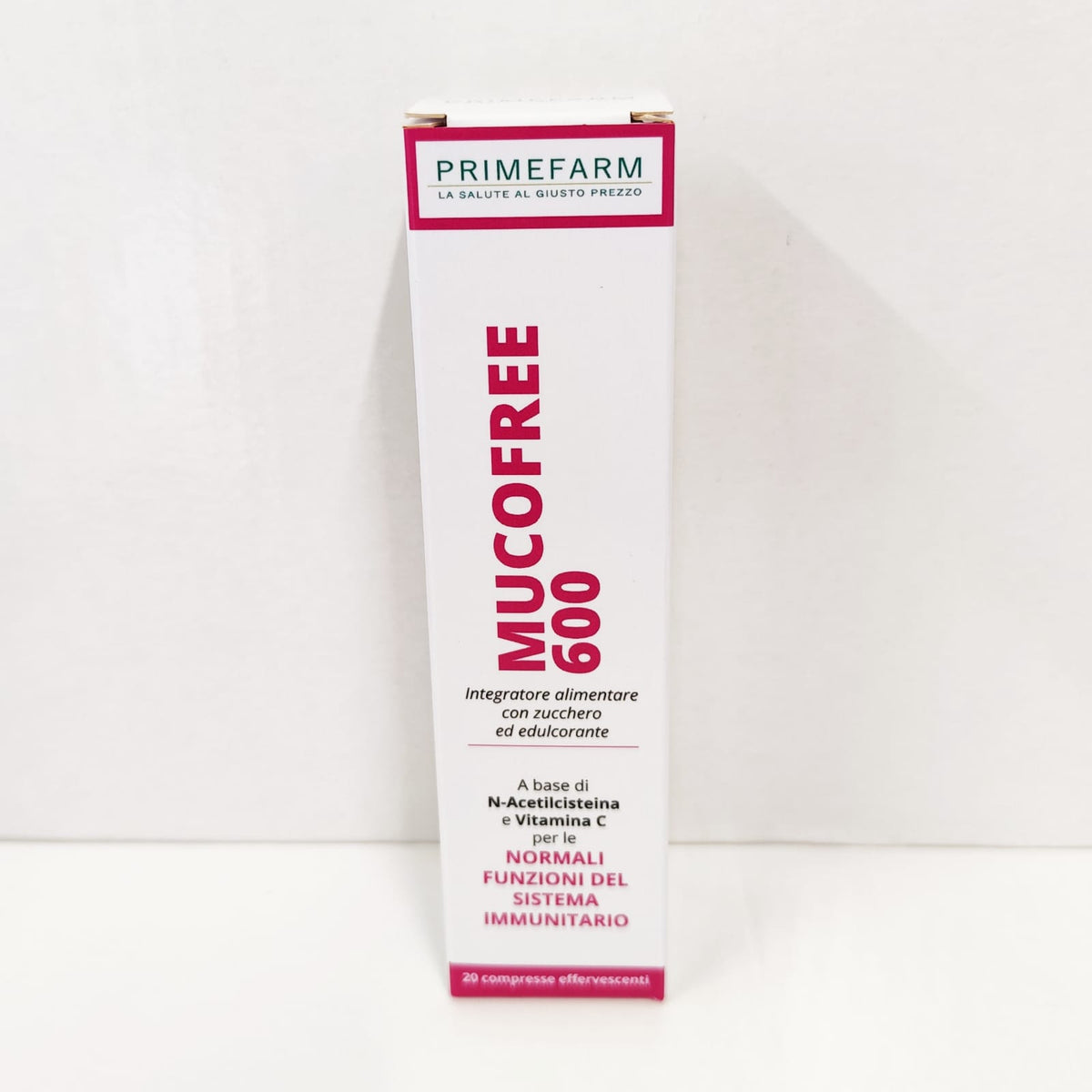 MUCOFREE 600 20 compresse- PRIMEFARM