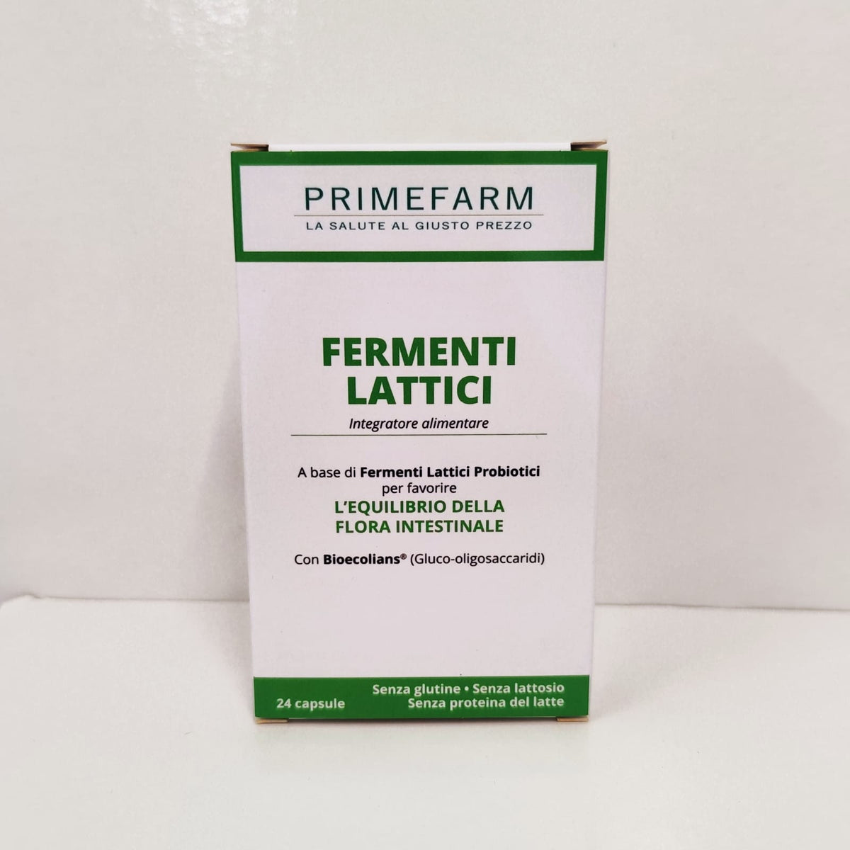 FERMENTI LATTICI SENZA GLUTINE- SENZA LATTOSIO - SENZA PROTEINA DEL LATTE- 24 CAPSULE PRIMEFARM