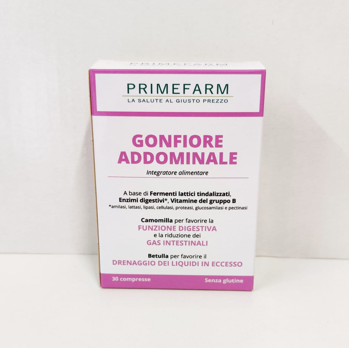 GONFIORE ADDOMINALE 30 compresse - PRIMEFARM