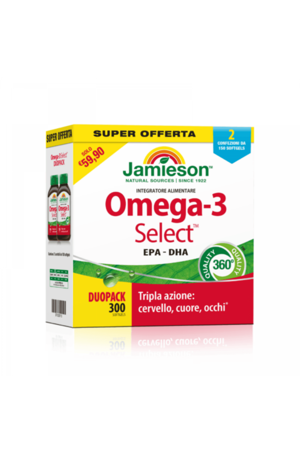 Jamieson Omega 3 select 300 softgel Duopack