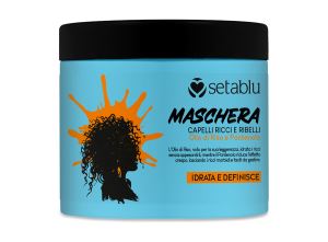 MASCHERA CAPELLI SETA BLU per ogni tipo di capelli