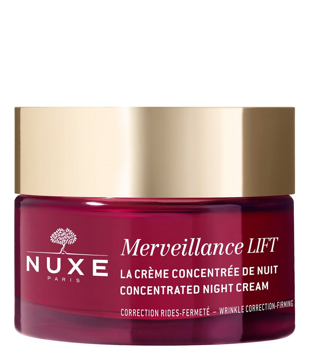 Nuxe Merveillance Crema Notte Antirughe - Crema rassodante, liftante e rimpolpante - 50 ml