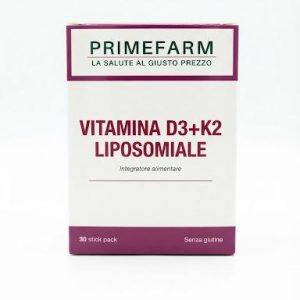 PRIMEFARM-VITAMINA D3+K2 LIPOSOMIALE 30 STICK PACK