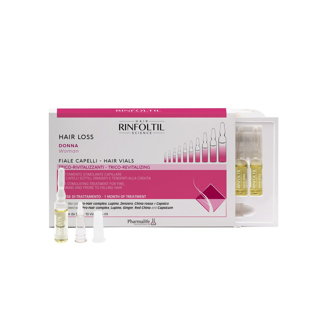Rinfoltil hair loss donna 10 fiale Pharmalife