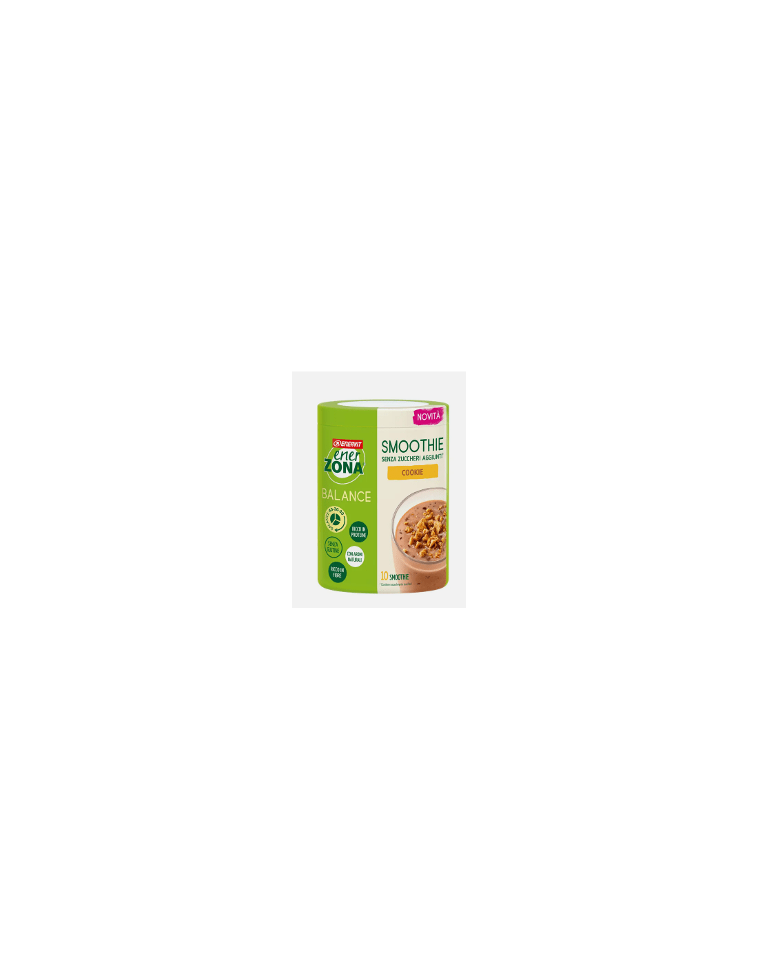 Enerzona Smoothie Cookie 300 g - Bevanda istantanea a base di proteine del latte