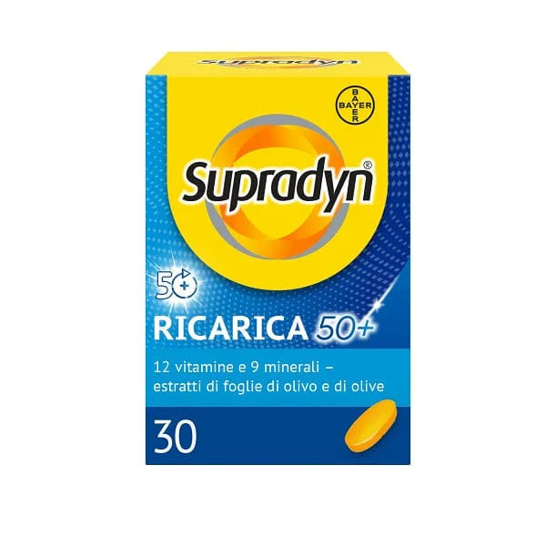 SUPRADYN Ricarica 50+ Integratore Vitamine e Minerali 30 Compresse