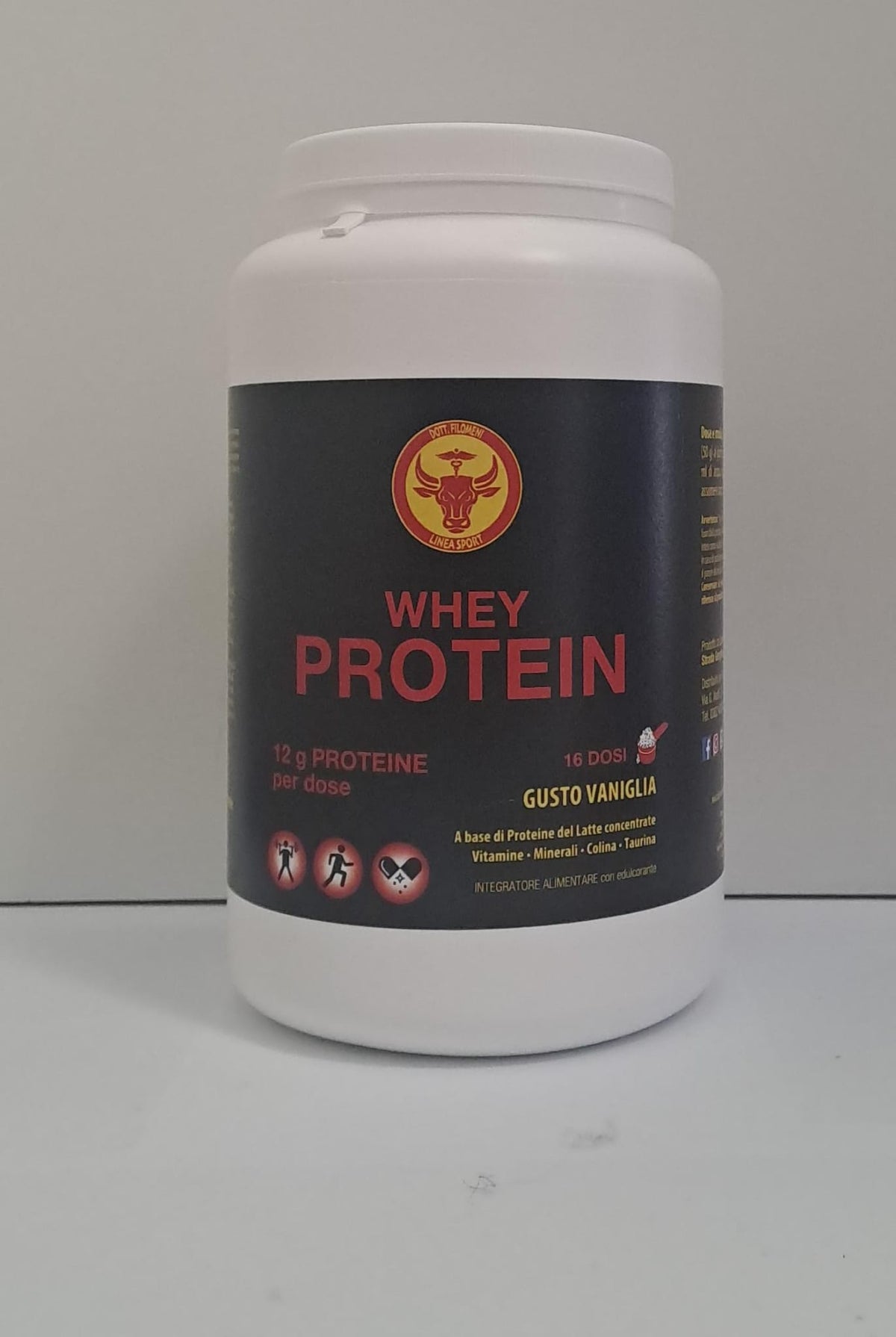 WHEY PROTEIN 800g gusto vaniglia DOTT.FILOMENI