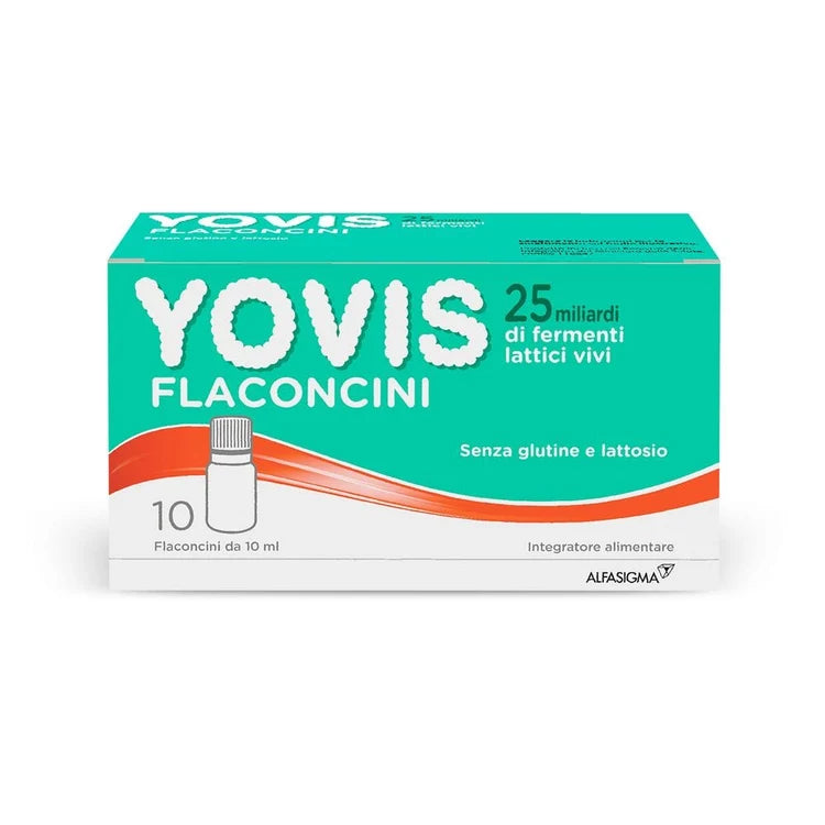 YOVIS 25 Miliardi Fermenti Lattici Vivi 10 Flaconcini 10 ml
