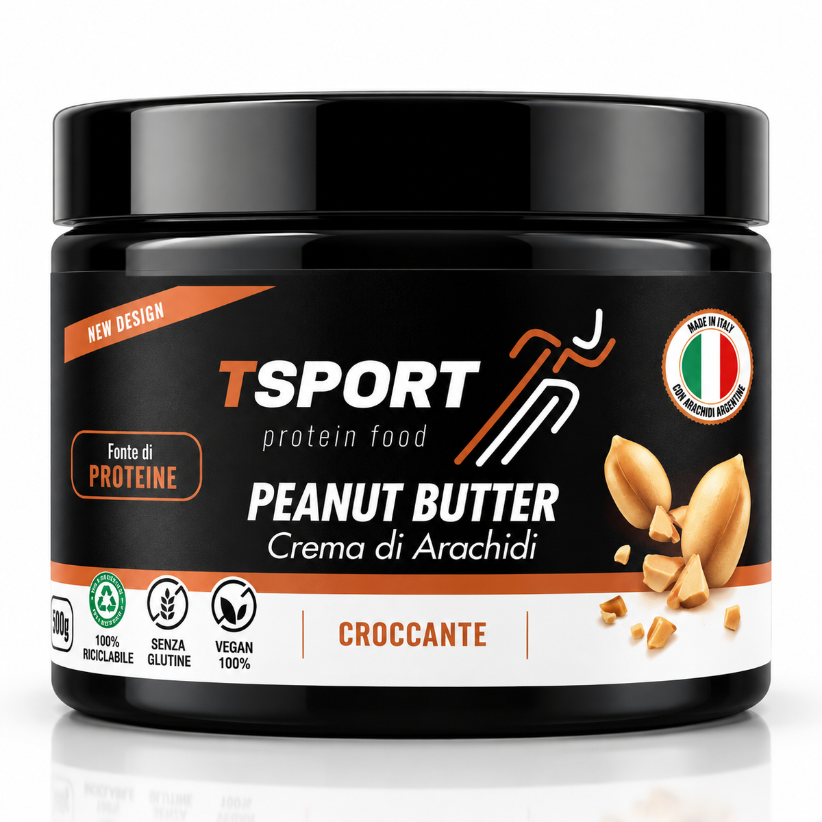 TSPORT BURRO DI ARACHIDI 550g (VARI GUSTI)