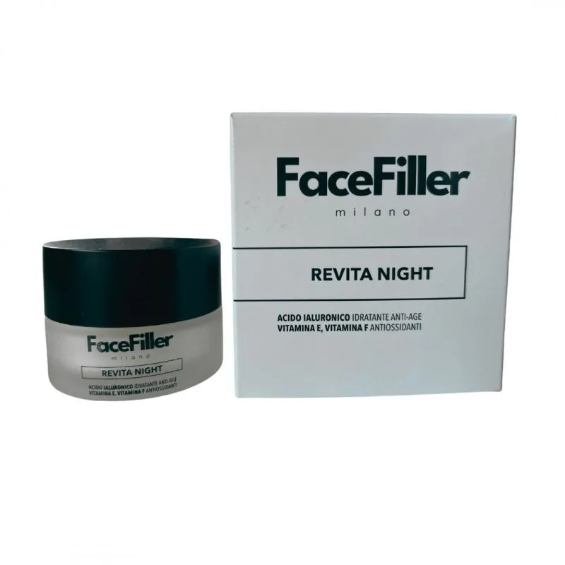 Dr. Facefiller Revita Night Crema Viso Notte Rassodante e Antirughe 30ml