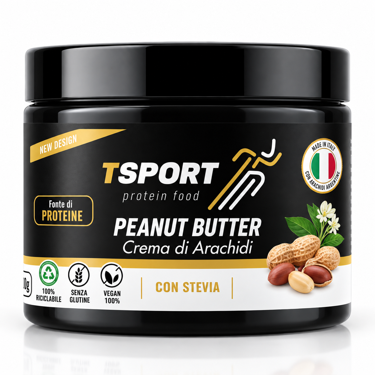 TSPORT BURRO DI ARACHIDI 550g (VARI GUSTI)