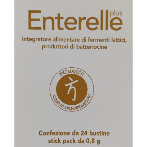 BROMATECH Enterelle Plus - 24 bustine stick pack - integratore di fermenti lattici