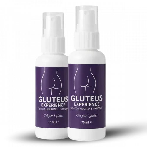 Gluteus Experience gel per rassodare e tonificare i glutei, contro la cellulite