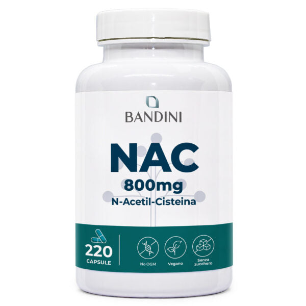 BANDINI NAC N-Acetil-Cisteina 800mg – 220 Capsule