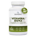 BANDINI Vitamin D3/K2- 365 Tablets