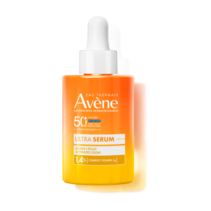 Avène Eau Thermale Ultra Siero SPF50+ Illuminante - Protezione Solare Molto Alta Viso 30 ml