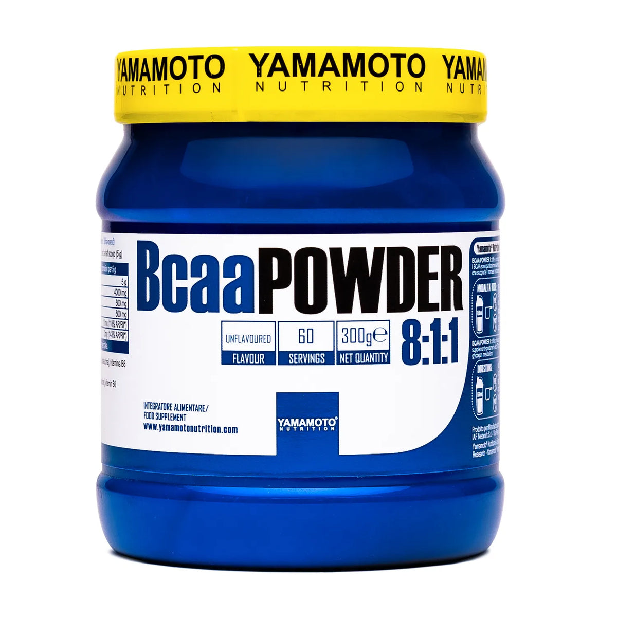 Bcaa POWDER 8:1:1 - aminoacidi ramificati 300 grammi presente in 2 gusti