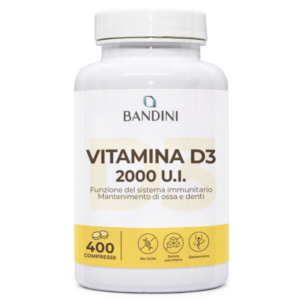 BANDINI Vitamina D3 – 400 compresse (2000 U.I.)