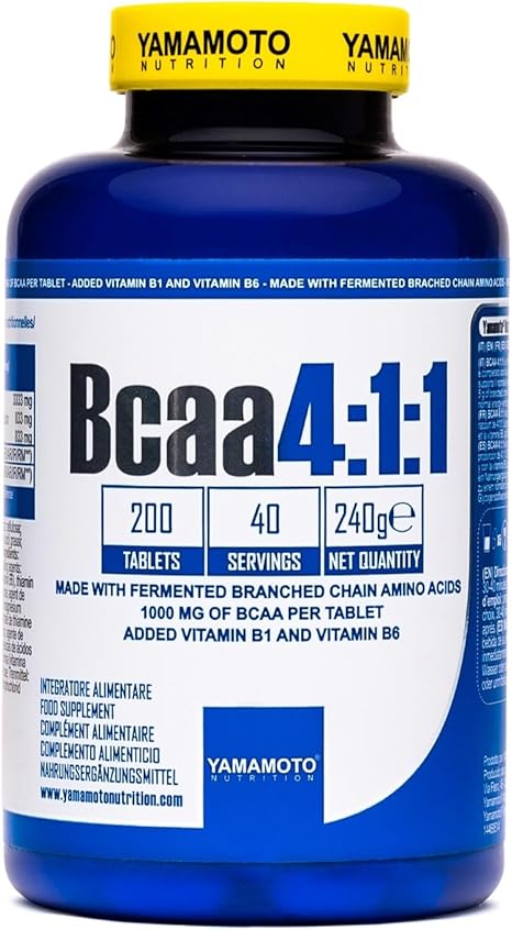 YAMAMOTO NUTRITION Bcaa 4:1:1- Yamamoto Nutrition in 2 formati
